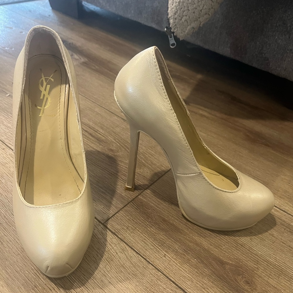 Elegant Cream High Heels